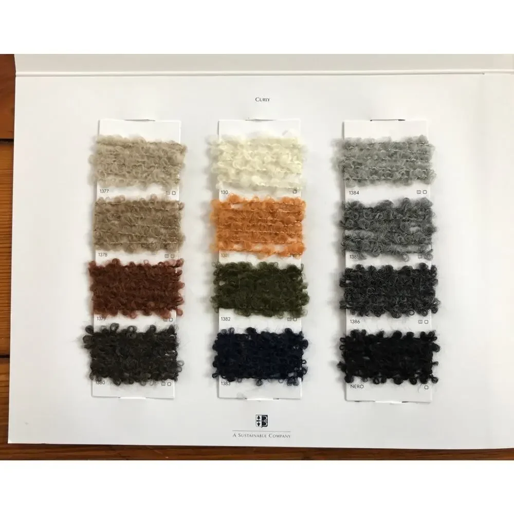 Set Lot 4 Botto Giuseppe 2024 Seasonal Fabric Wool Designer Italy Samples Books